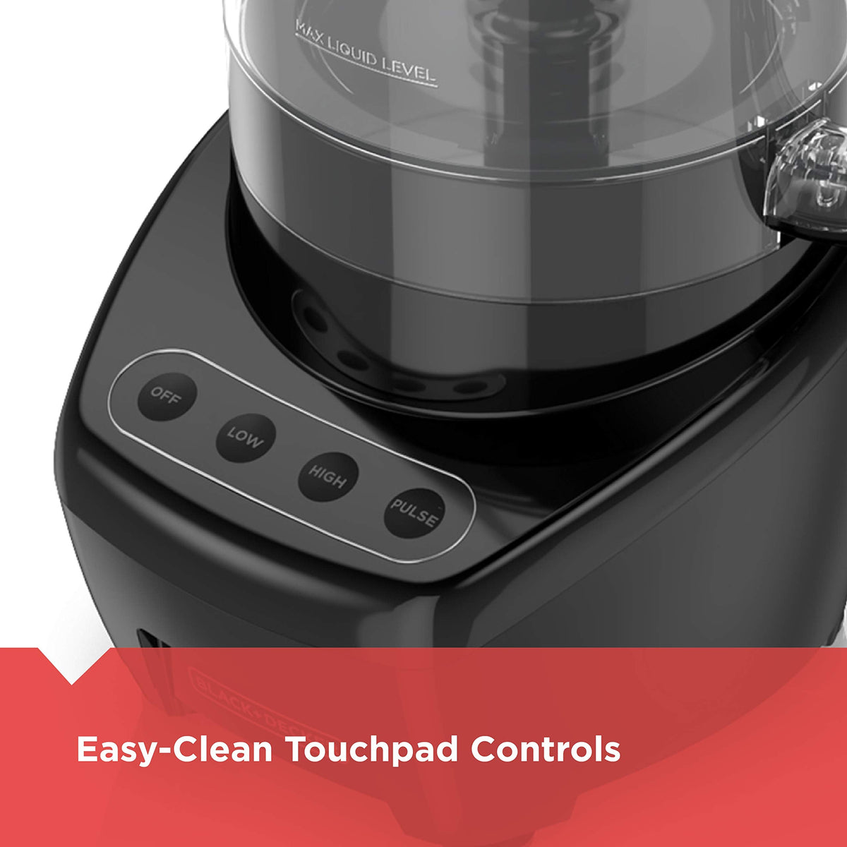 Black+Decker 3-in-1 Food Processor, 8 Cup, 450 W, FP4200BC