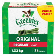 GREENIES Original Regular Dog Dental Treats, 36 oz (36 Count)