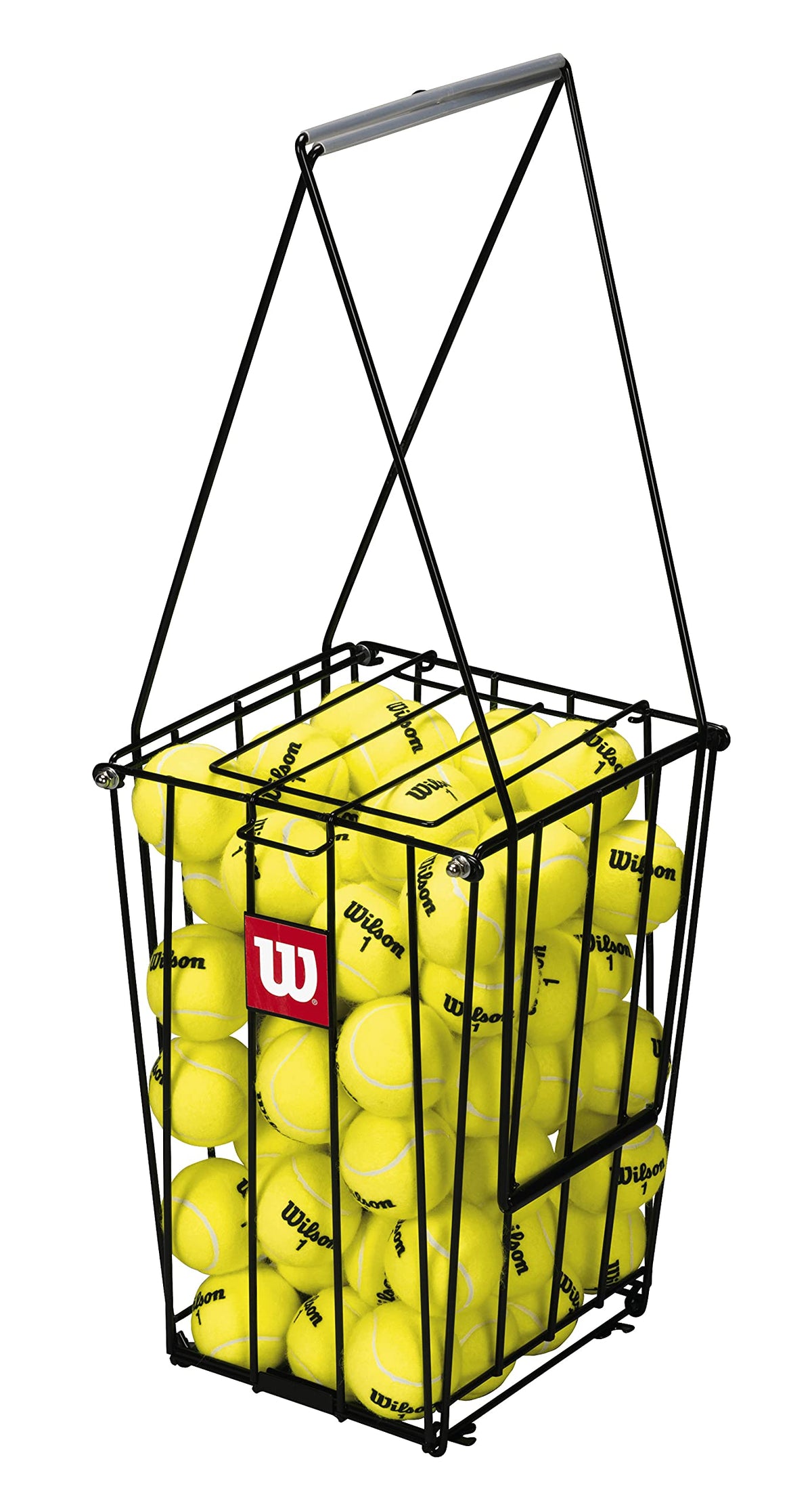 Wilson Portable Tennis Ball Pick Up Holder + Hopper, 75 Balls