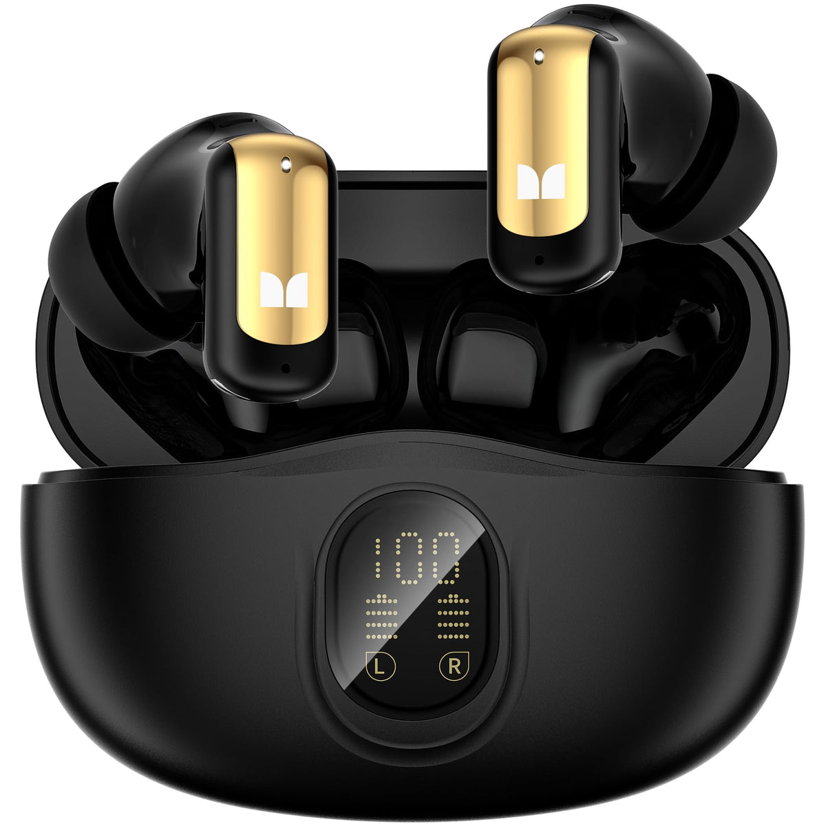 Monster N-Lite 217 Wireless Bluetooth 6.0 Earbuds, Black