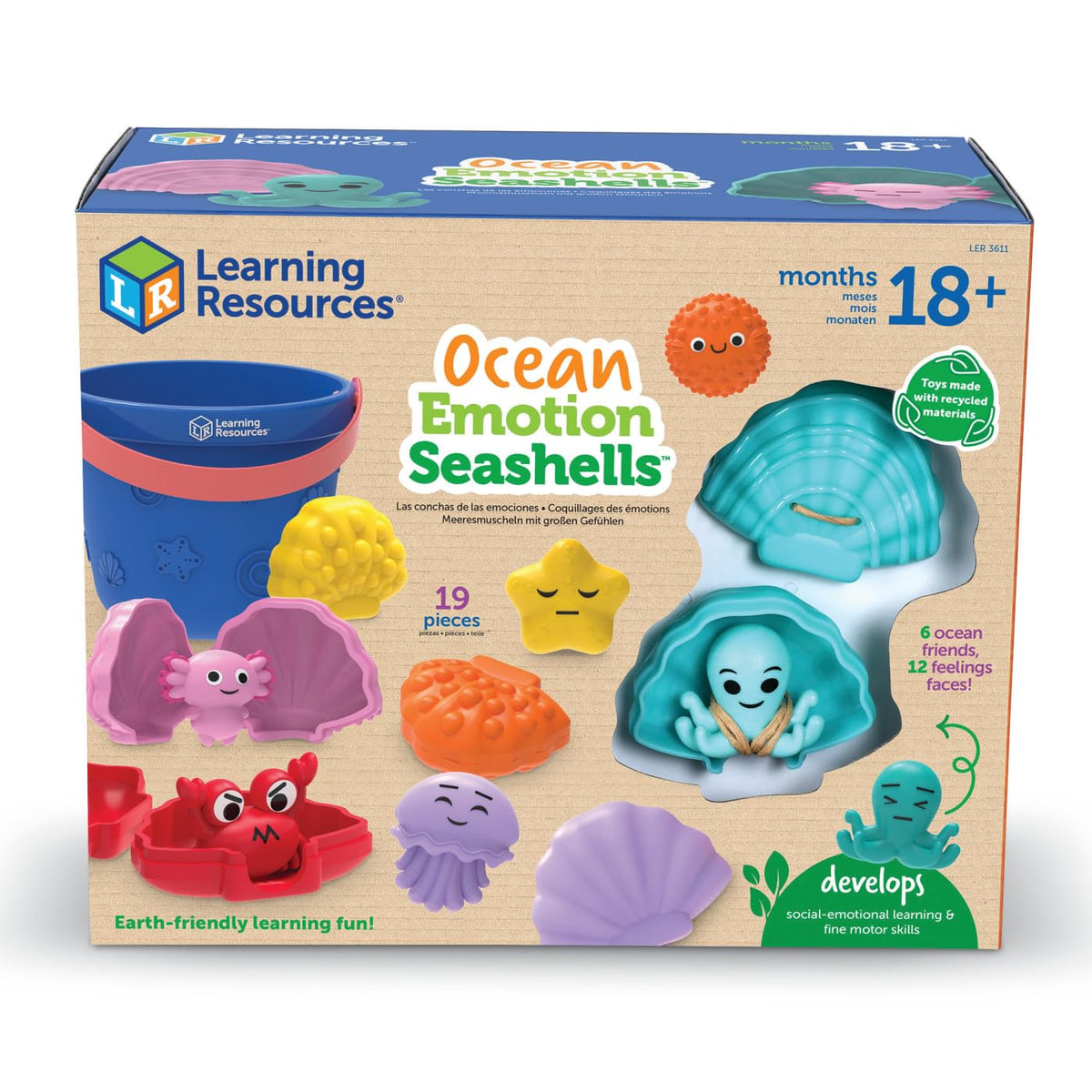 Learning Resources Ocean Emotions Seashells