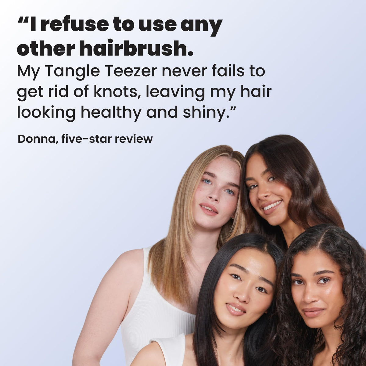Tangle Teezer The Ultimate Detangler Hair Brush, Denim Blues