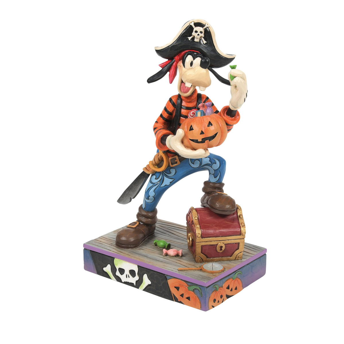 Enesco Disney Traditions Goofy Pirate Costume Figurine, 7.5 Inch