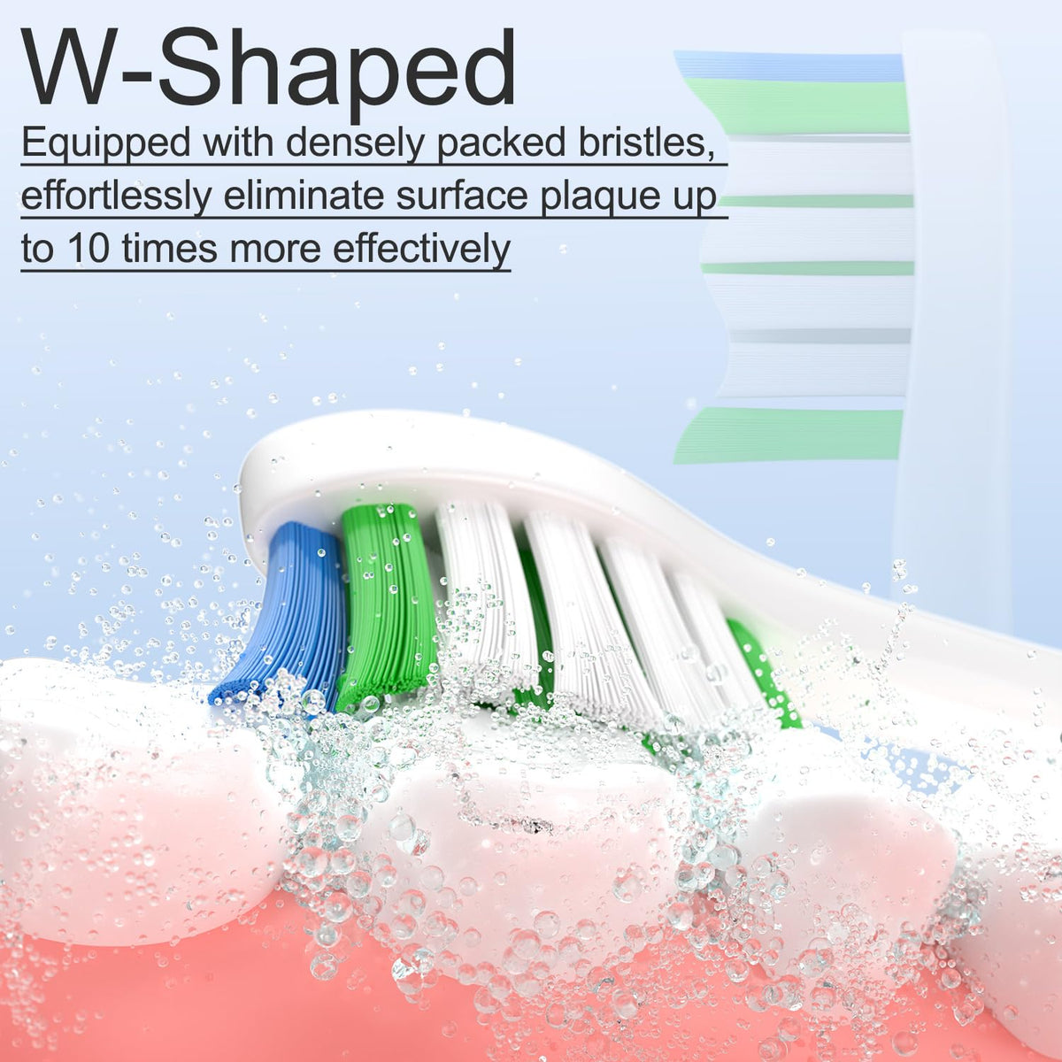 Replacement Toothbrush Heads for Philips Sonicare, 12 Pack
