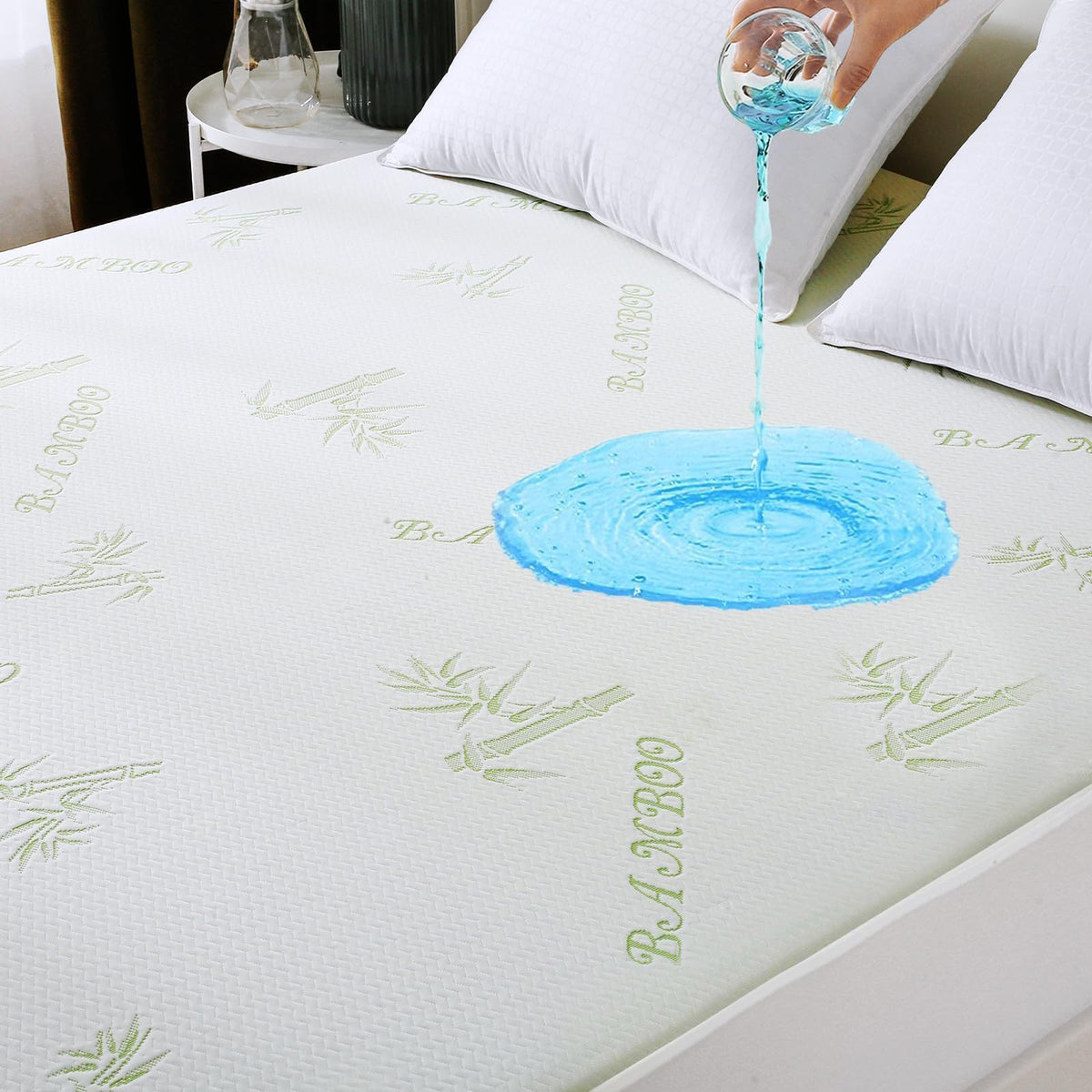 Muxhomo Waterproof Mattress Protector, Queen