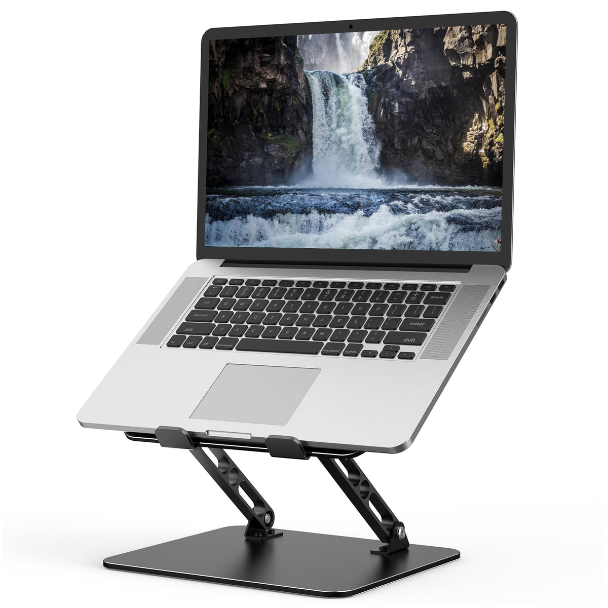 Gogoonike Adjustable Foldable Laptop Stand, Metal, 10-15.6"