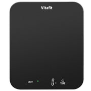 Vitafit Digital Food Scale, 33 lb/15 kg, Silver Black