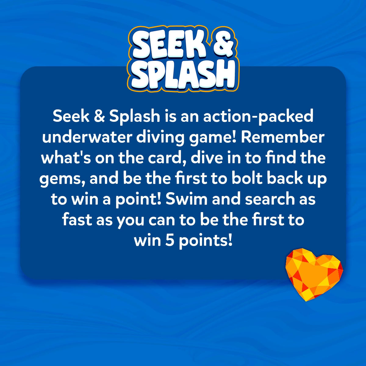 Skillmatics Seek & Splash Pool Dive Game