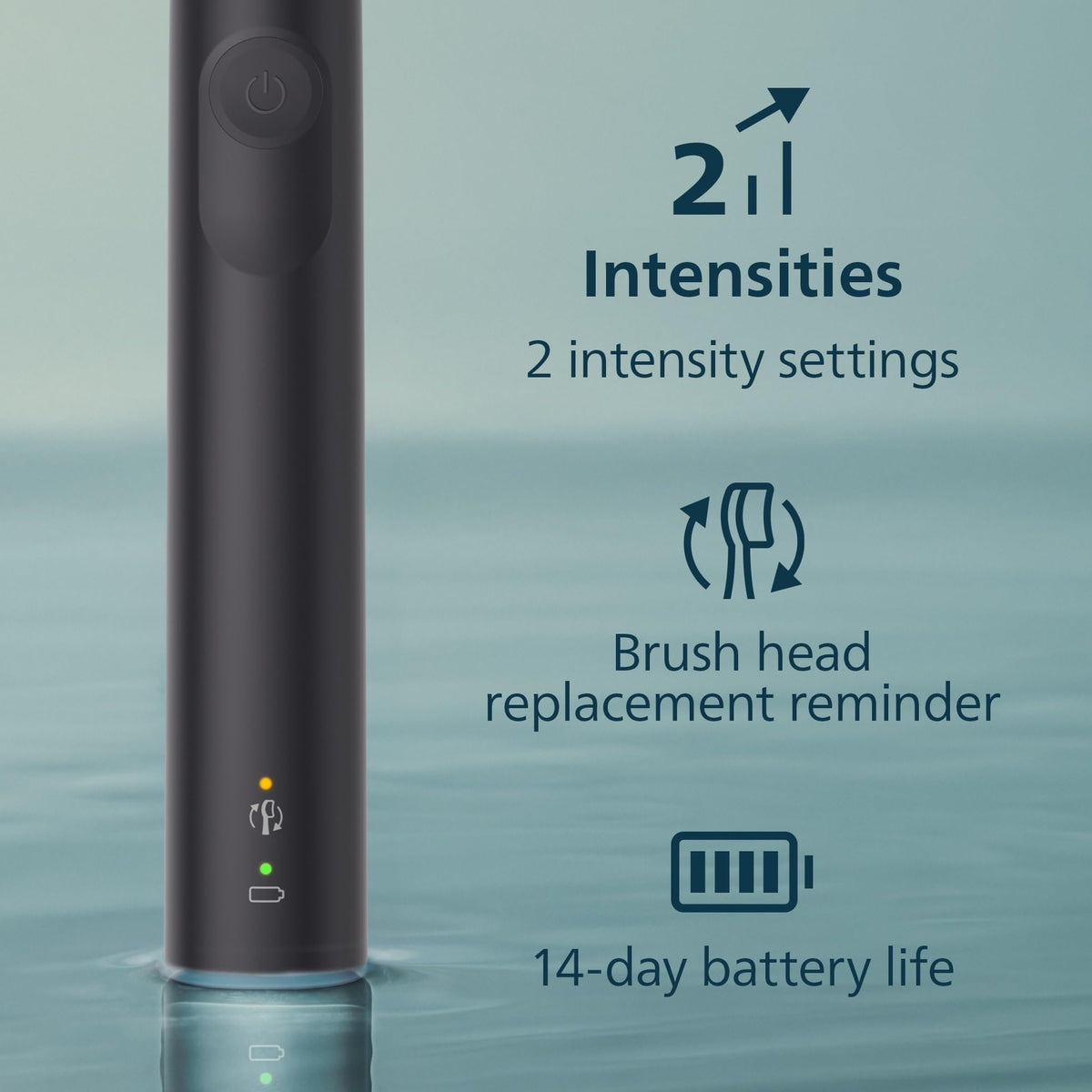 Philips Sonicare 4100 Electric Toothbrush, Black, HX3681/24