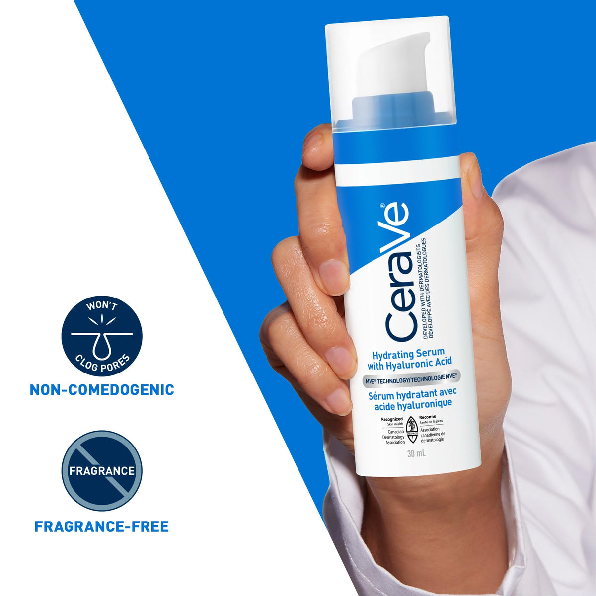 CeraVe Hyaluronic Acid Face Serum, 30 mL