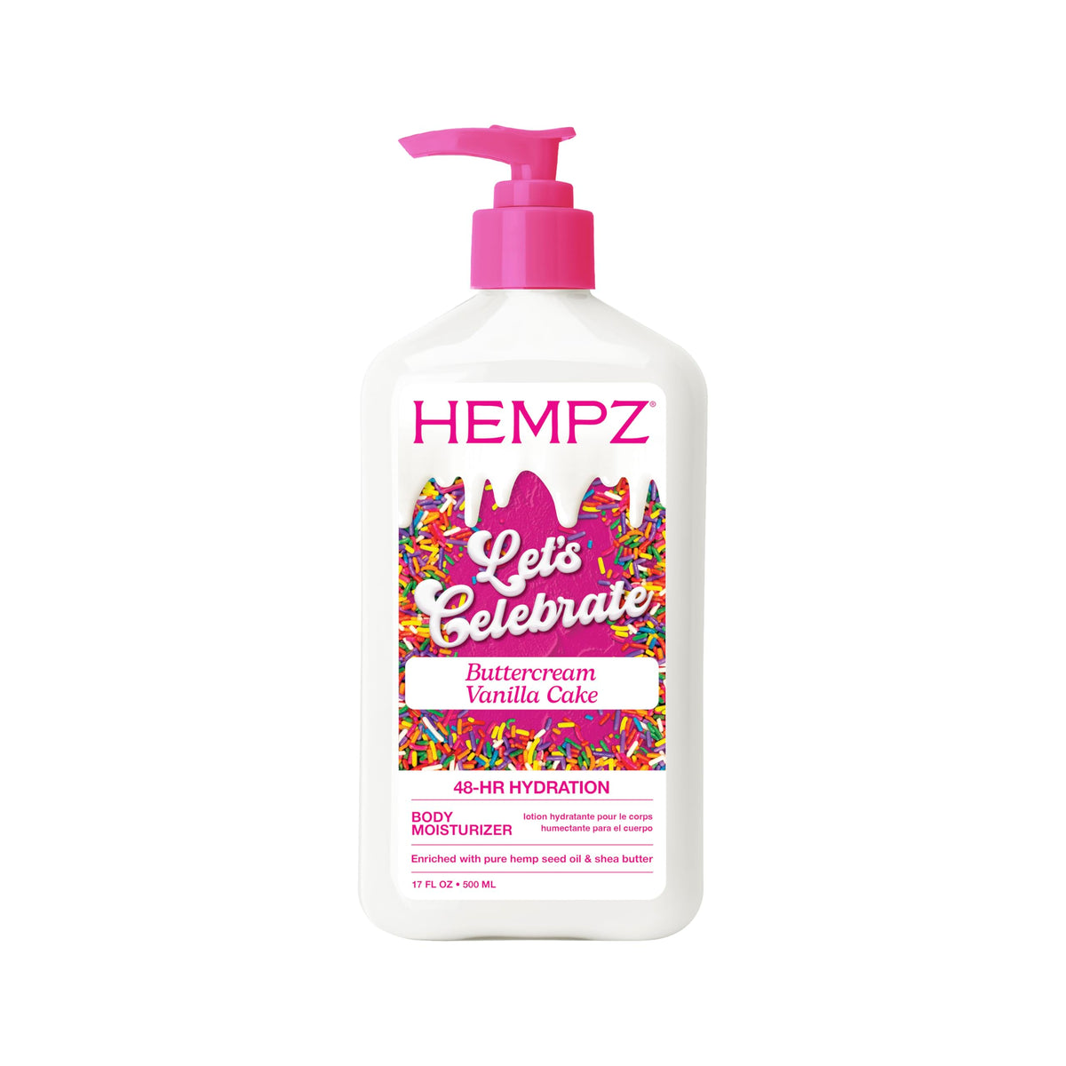 Hempz Buttercream Cake Body Lotion, Limited Edition, 17 Fl Oz