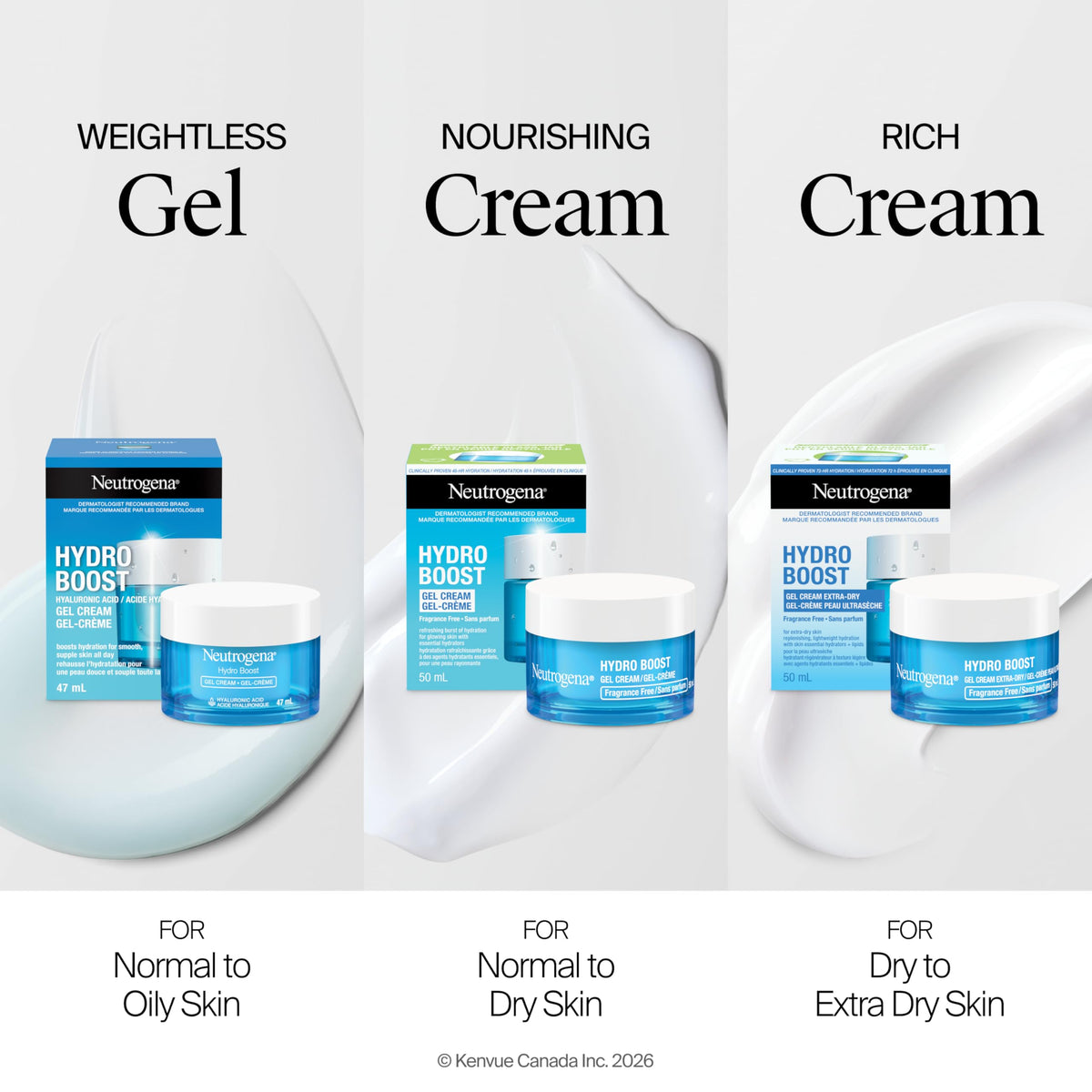 Neutrogena Hydro Boost Gel Cream Face Moisturizer, 47 ml