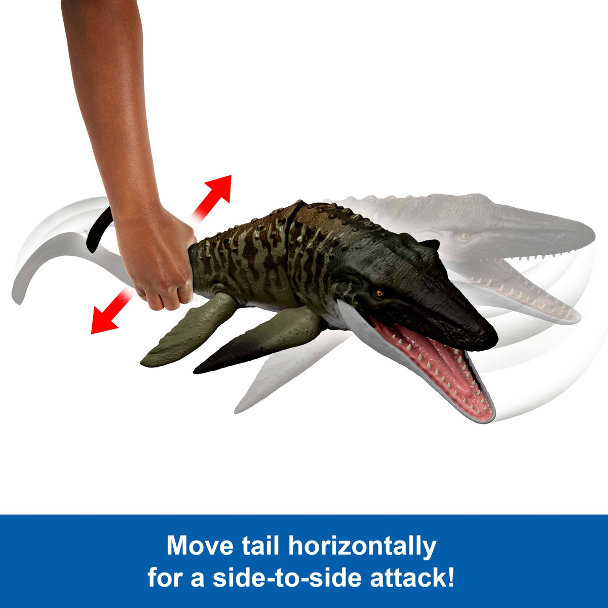 Mattel Jurassic World Rebirth Bite N Blast Mosasaurus & Mini Dino