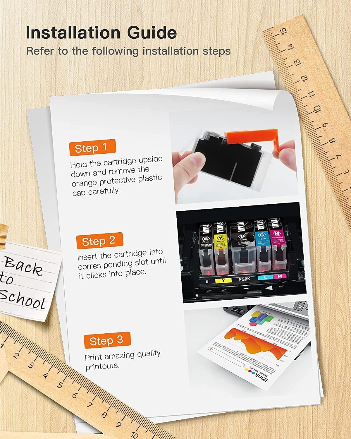 E-Z Ink Compatible Ink Cartridges for Canon 280/281, 10 Pack