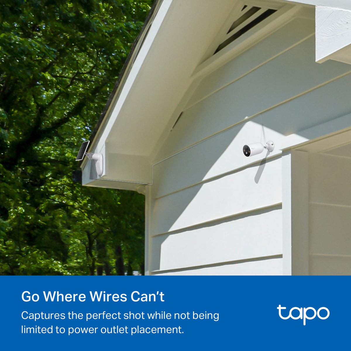 TP-Link Tapo SolarCam 2K Outdoor Battery Camera with Solar Panel