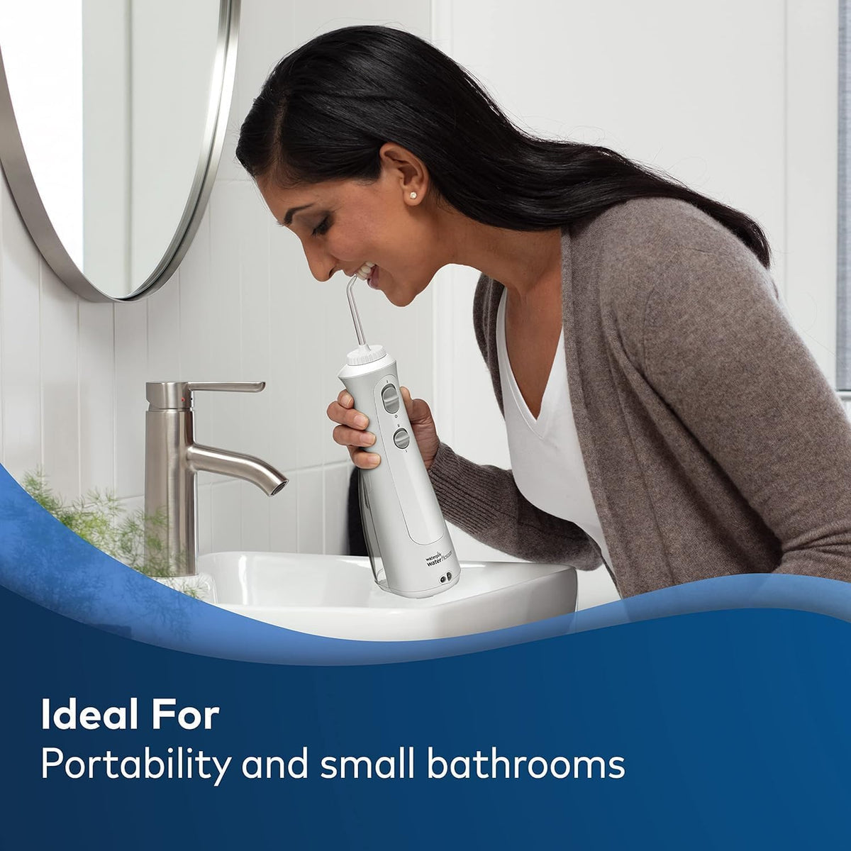 Waterpik Cordless Pearl Water Flosser, WF-13, White