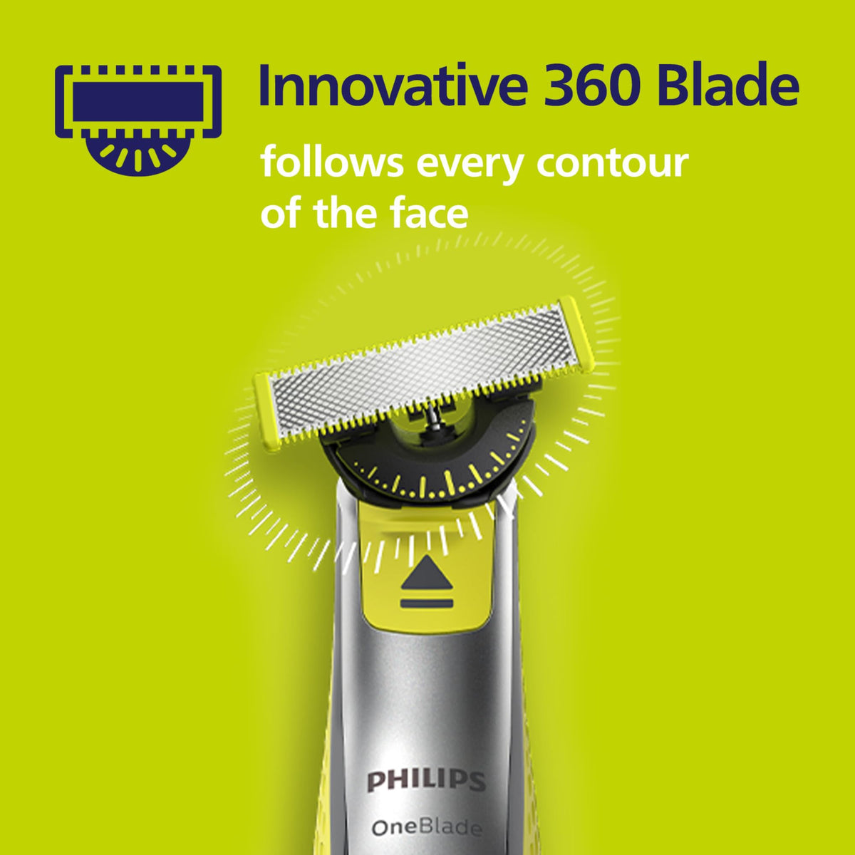 Philips OneBlade 360 Flex Replacement Blades QP430/50, 3-Pack