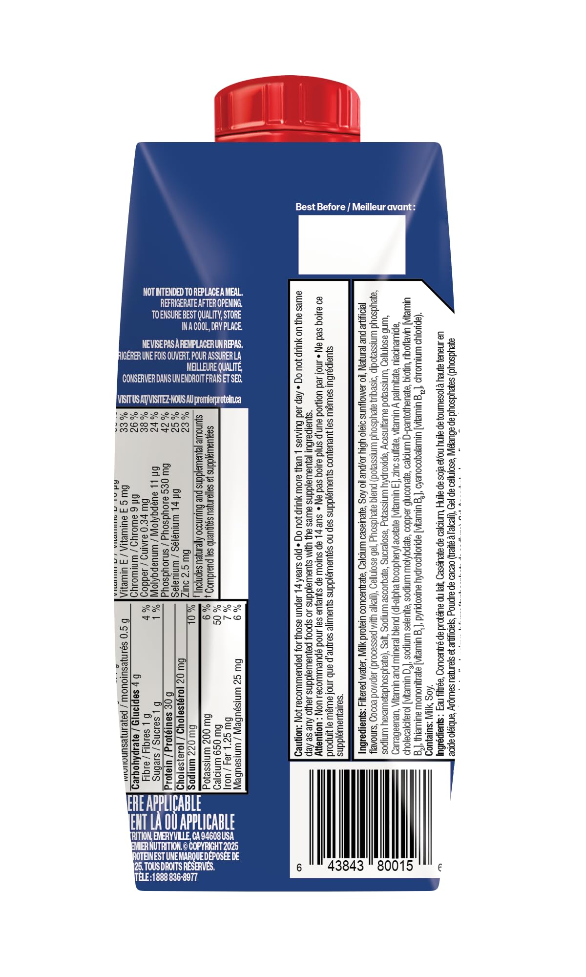 Premier Protein Shake, Cookies & Cream, 11 fl oz (10 Pack)