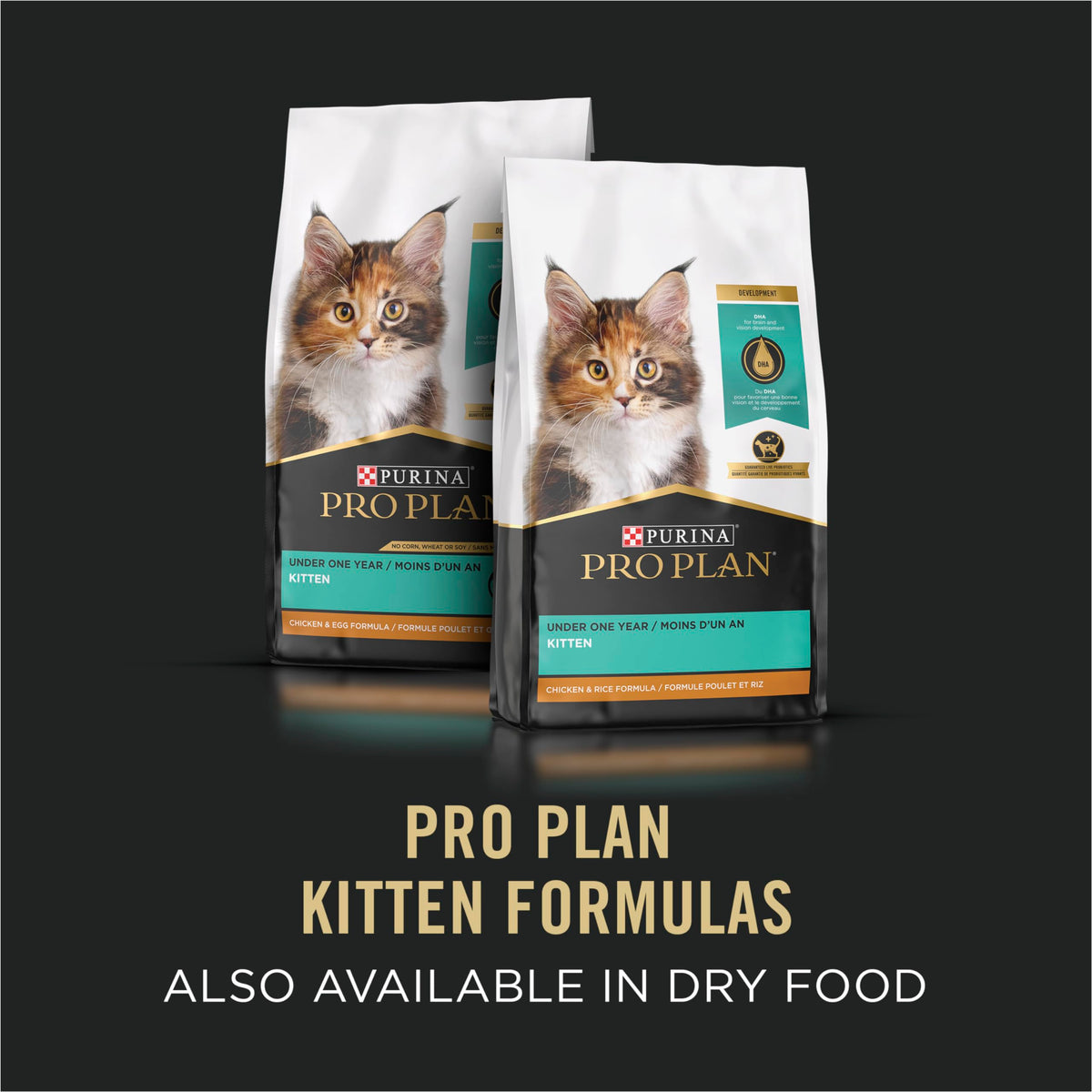 Purina Pro Plan Focus Kitten Wet Cat Food, Whitefish & Tuna, 24 x 3 oz