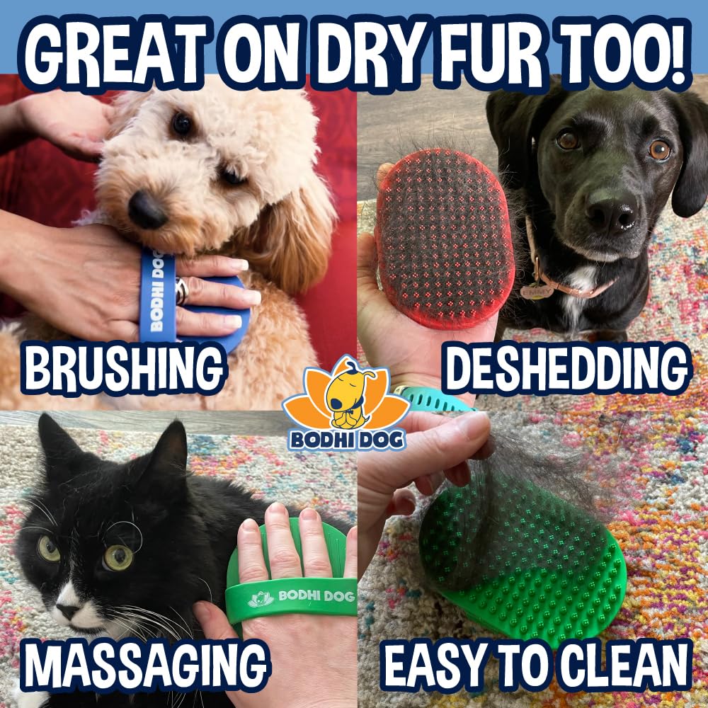 Bodhi Dog Rubber Deshedding Bath Brush