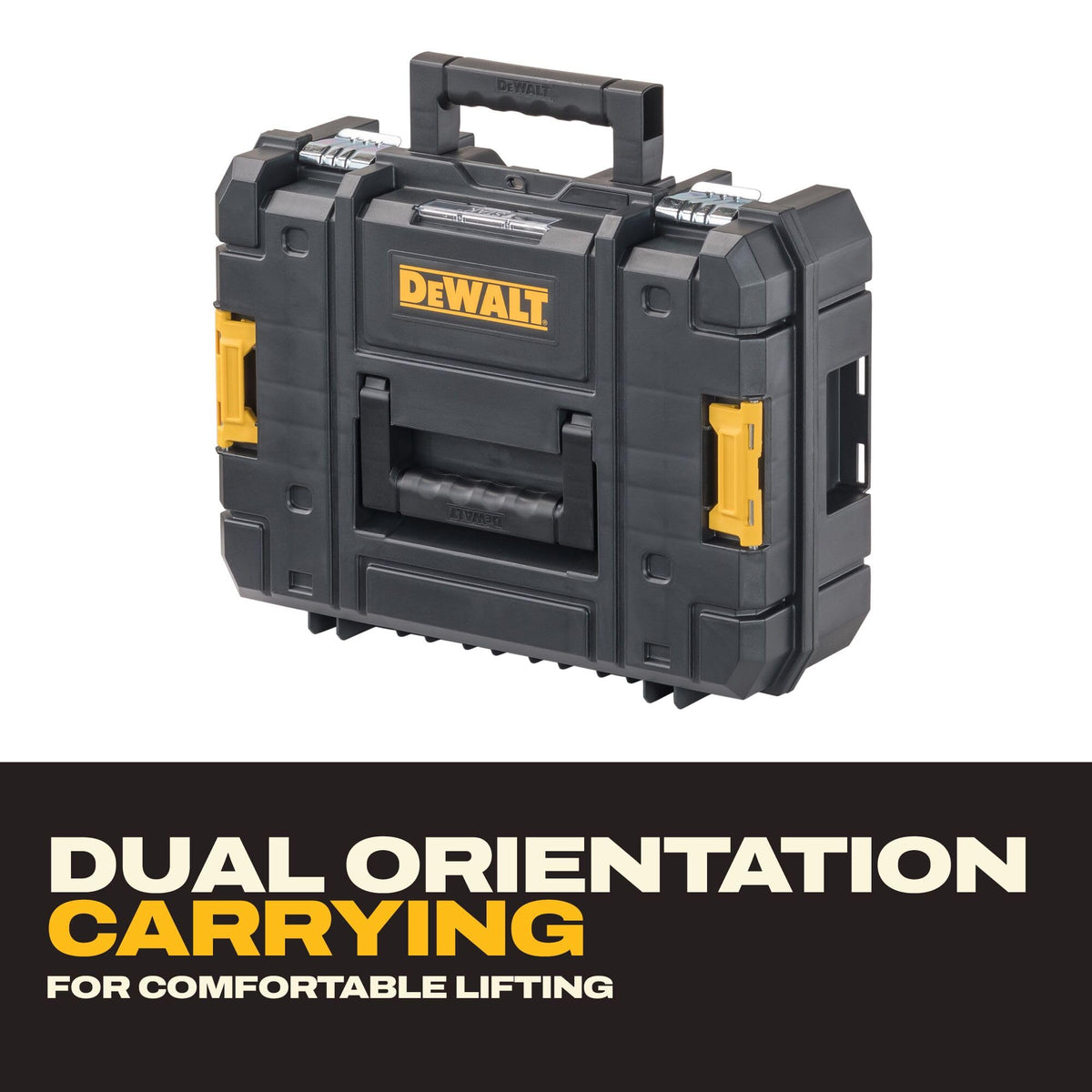 DEWALT TSTAK II Flat Top Tool Box DWST17807, Black