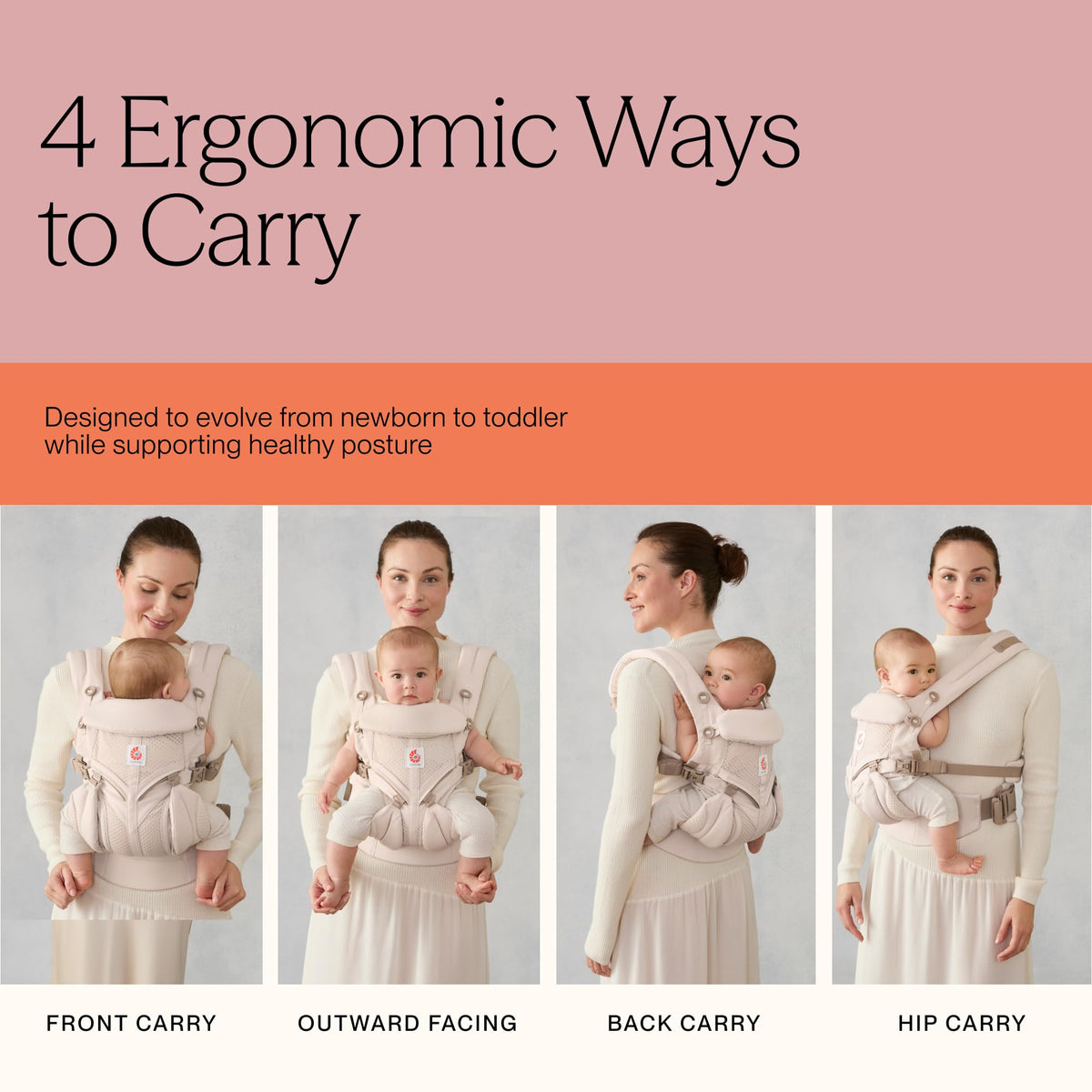 Ergobaby Omni Classic Baby Carrier, Newborn to Toddler