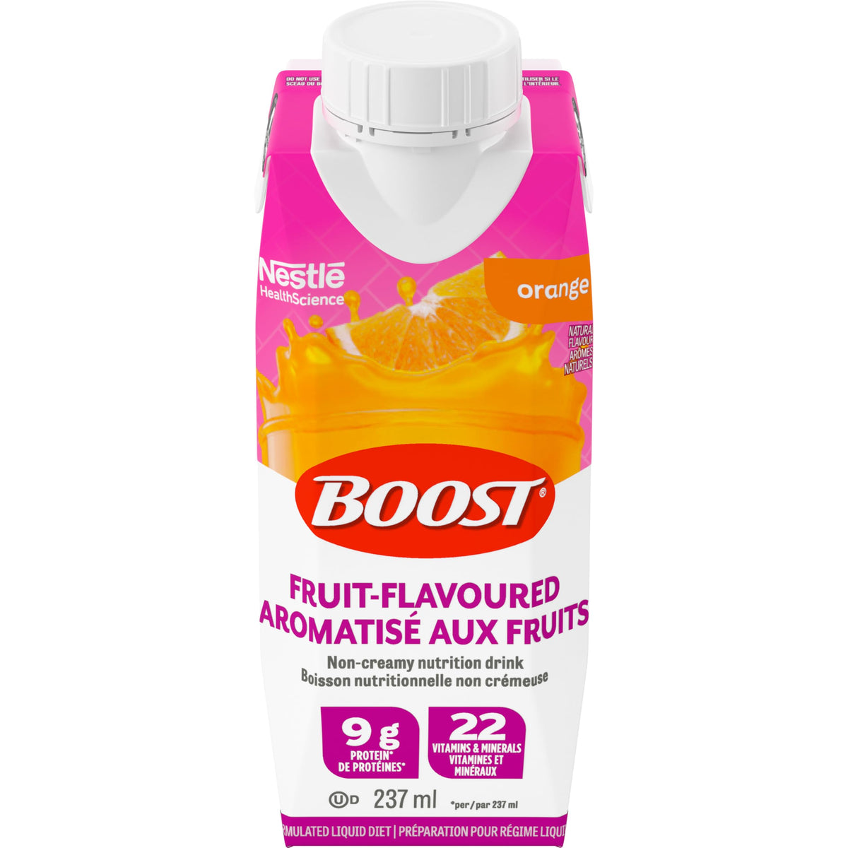 Boost Fruit Flavoured Drink, Orange, 24 x 237 ml