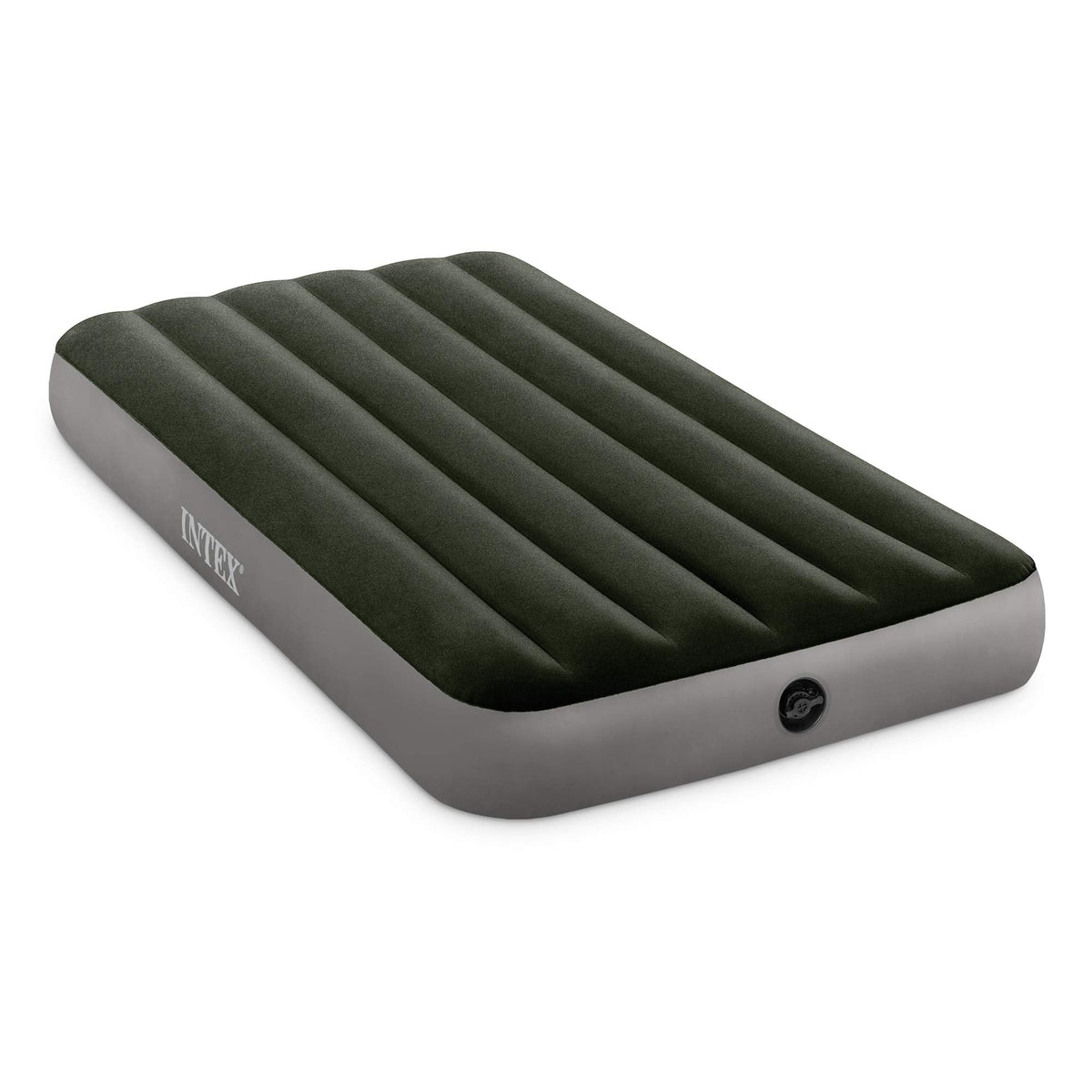 Intex 64777E Dura-Beam Prestige Air Mattress, Twin, Pump Included