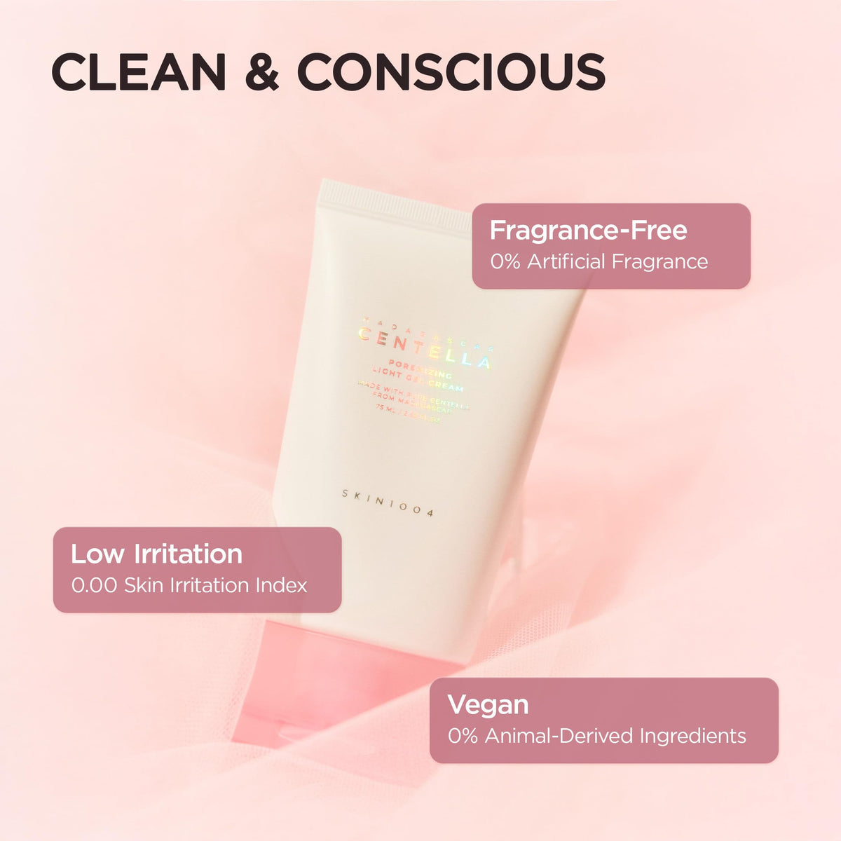 SKIN1004 Madagascar Centella Poremizing Light Gel Cream, 75 mL