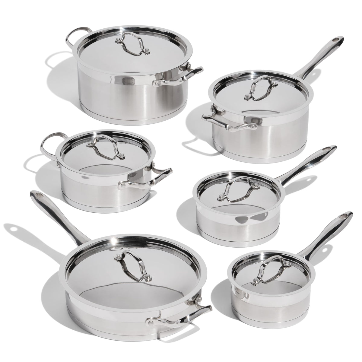 Lagostina Moderna 12-Piece Stainless Steel Cookware Set