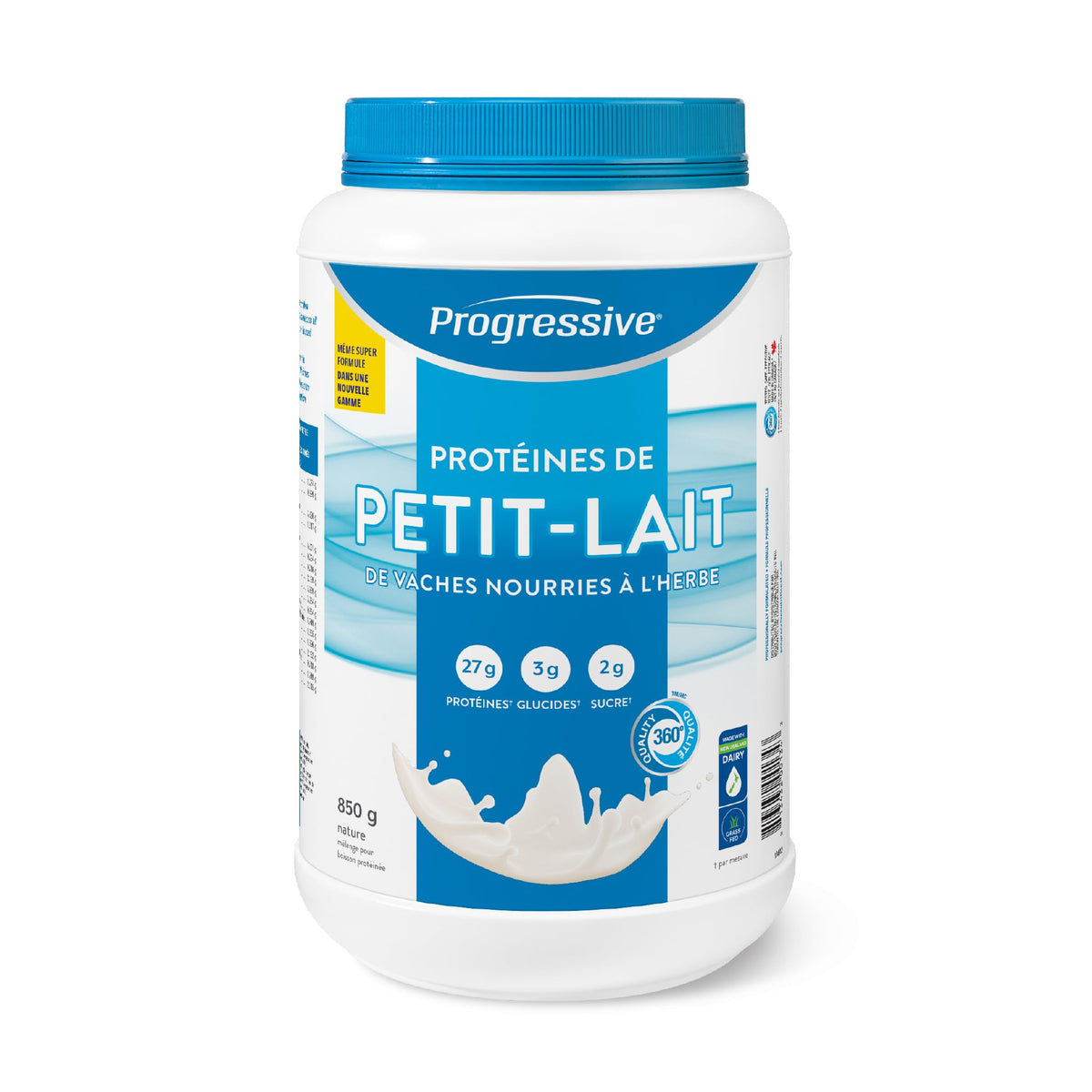 Progressive Grass-Fed 100% Whey Protein Powder, Unflavoured
