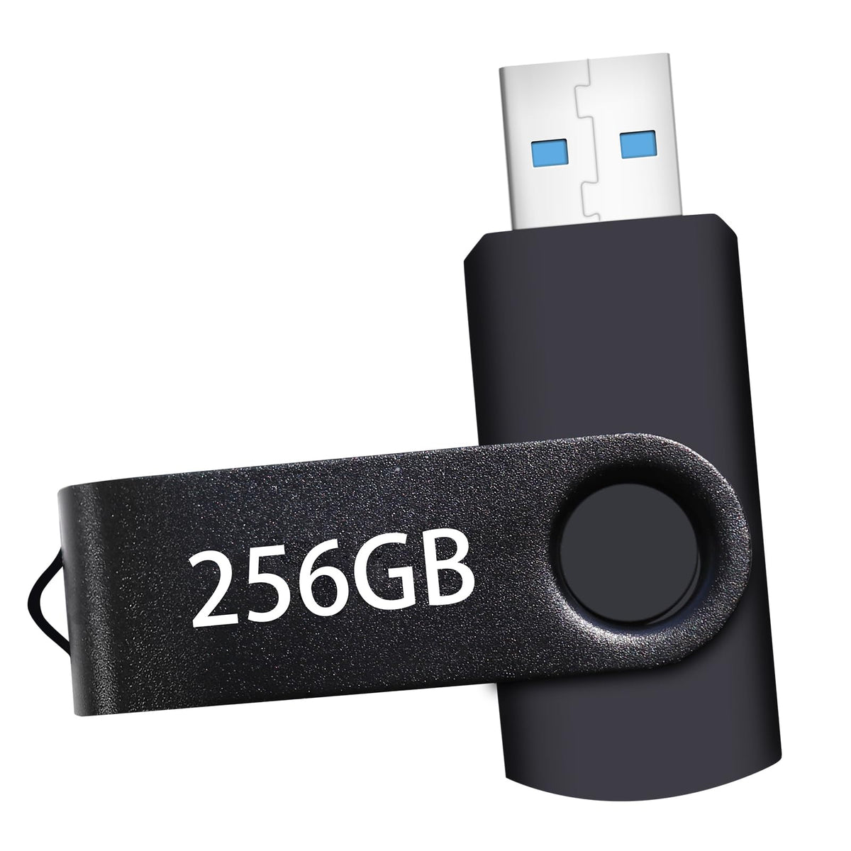 256 GB USB 2.0 Flash Drive with Keychain