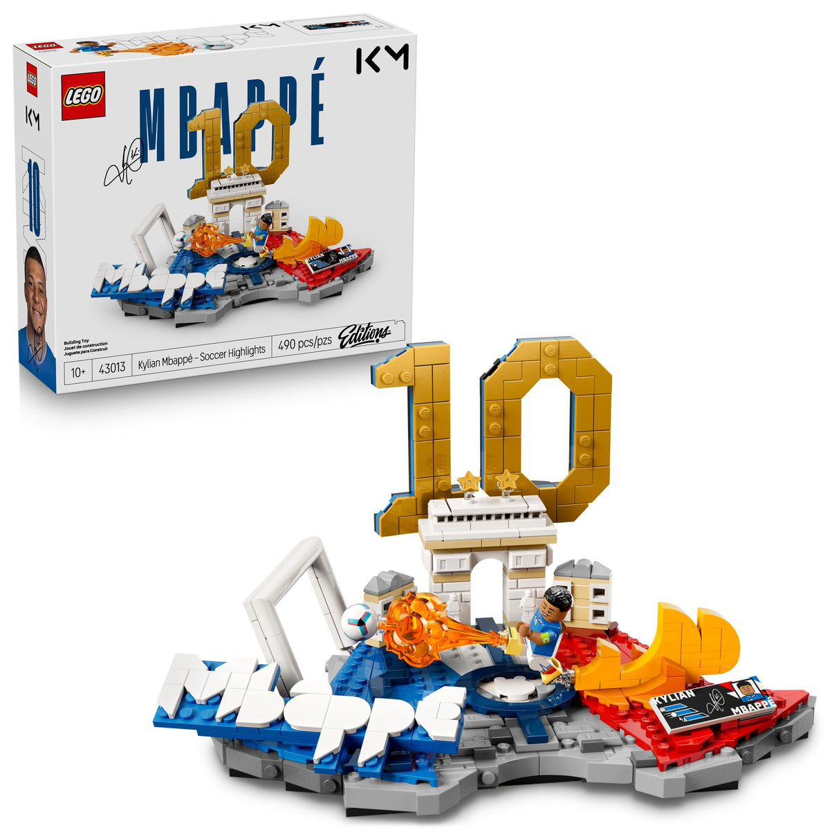 LEGO Editions Kylian Mbappé Soccer Highlights Building Set (43013)