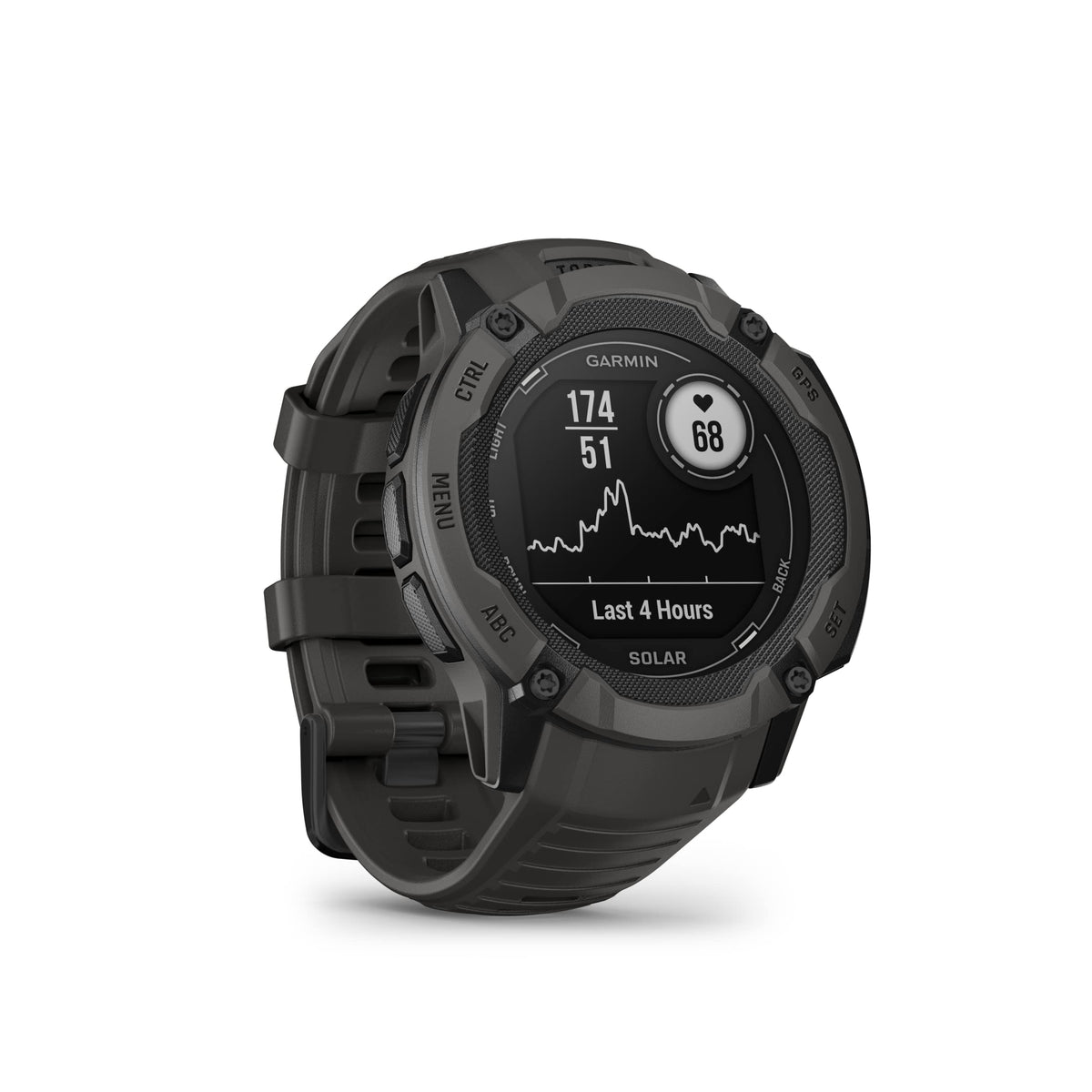Garmin Instinct 2X Solar Rugged GPS Smartwatch, Graphite