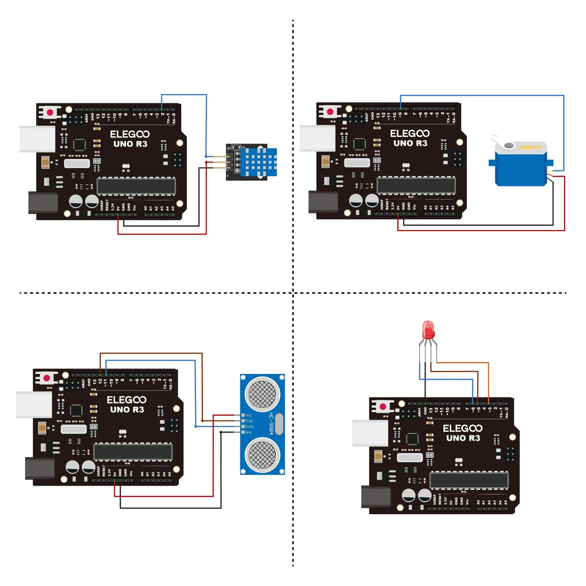 ELEGOO UNO R3 Super Starter Kit for Arduino, 60+ Components