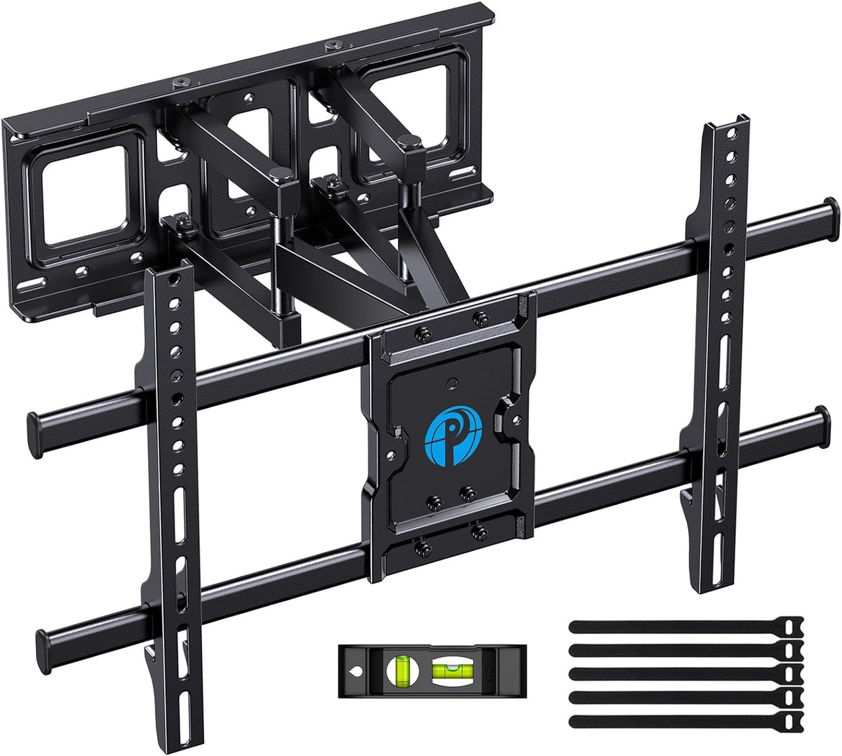 Pipishell Full Motion TV Wall Mount for 37-84 in TVs, 132 lb