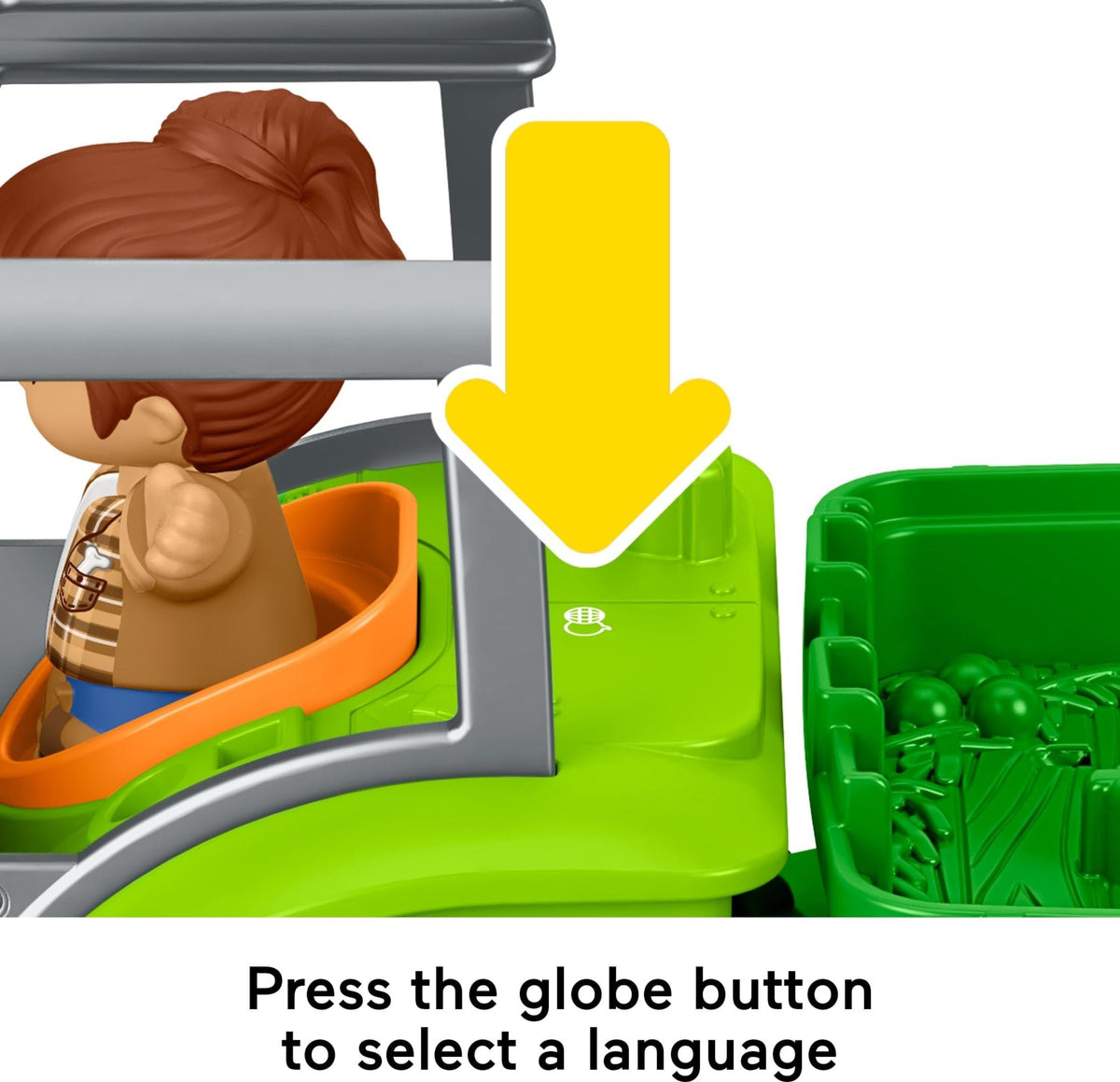 Fisher-Price Little People Push and Play Tractor