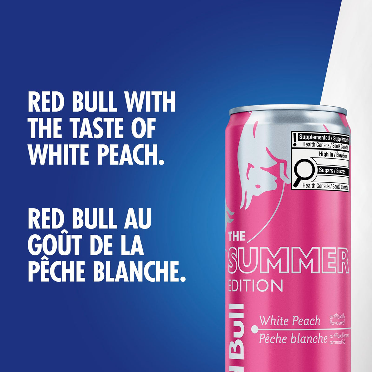 Red Bull Energy Drink, White Peach, 355 mL, 24 Pack