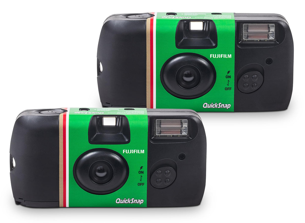 QuickSnap Flash 400 One-Time-Use Camera, 2-Pack