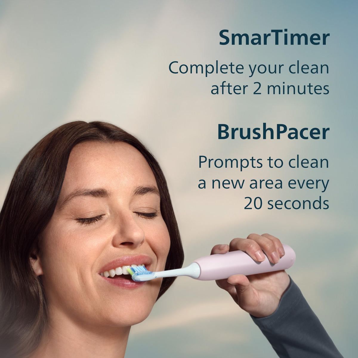 Philips Sonicare 5950 Rechargeable Electric Toothbrush, Pink, 2 Heads