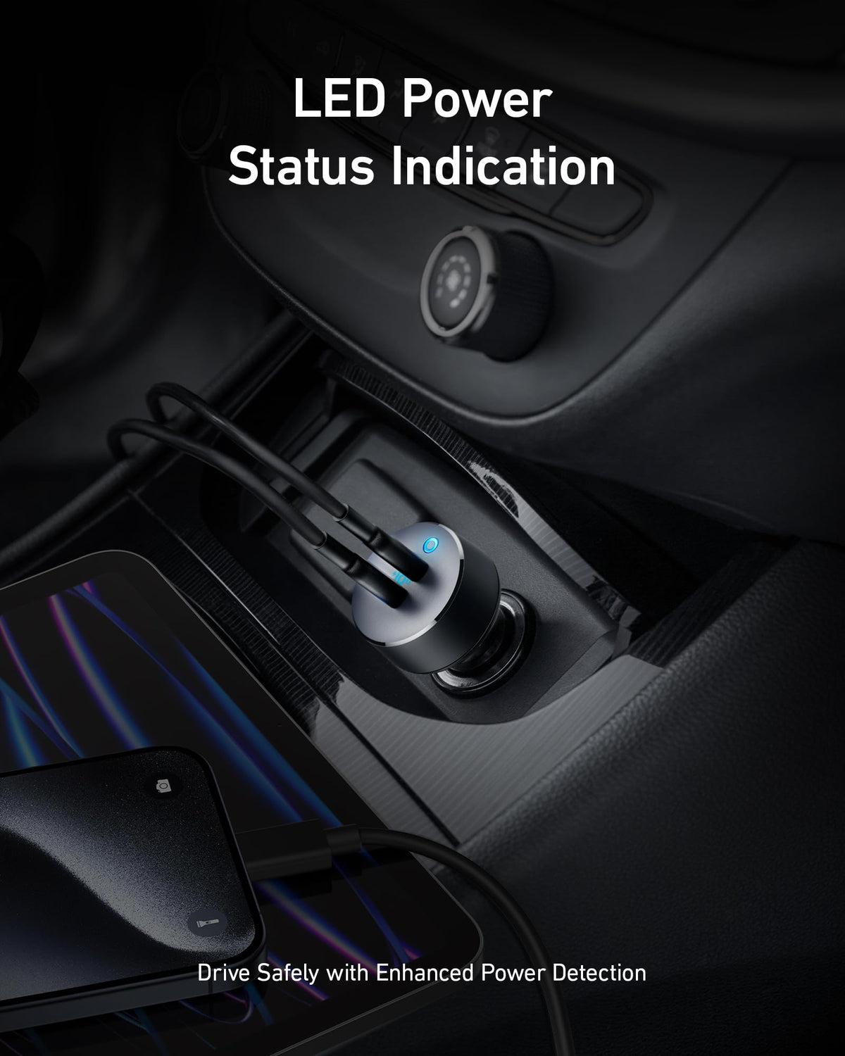 Anker PowerDrive III Duo 40W 2-Port USB C Car Charger