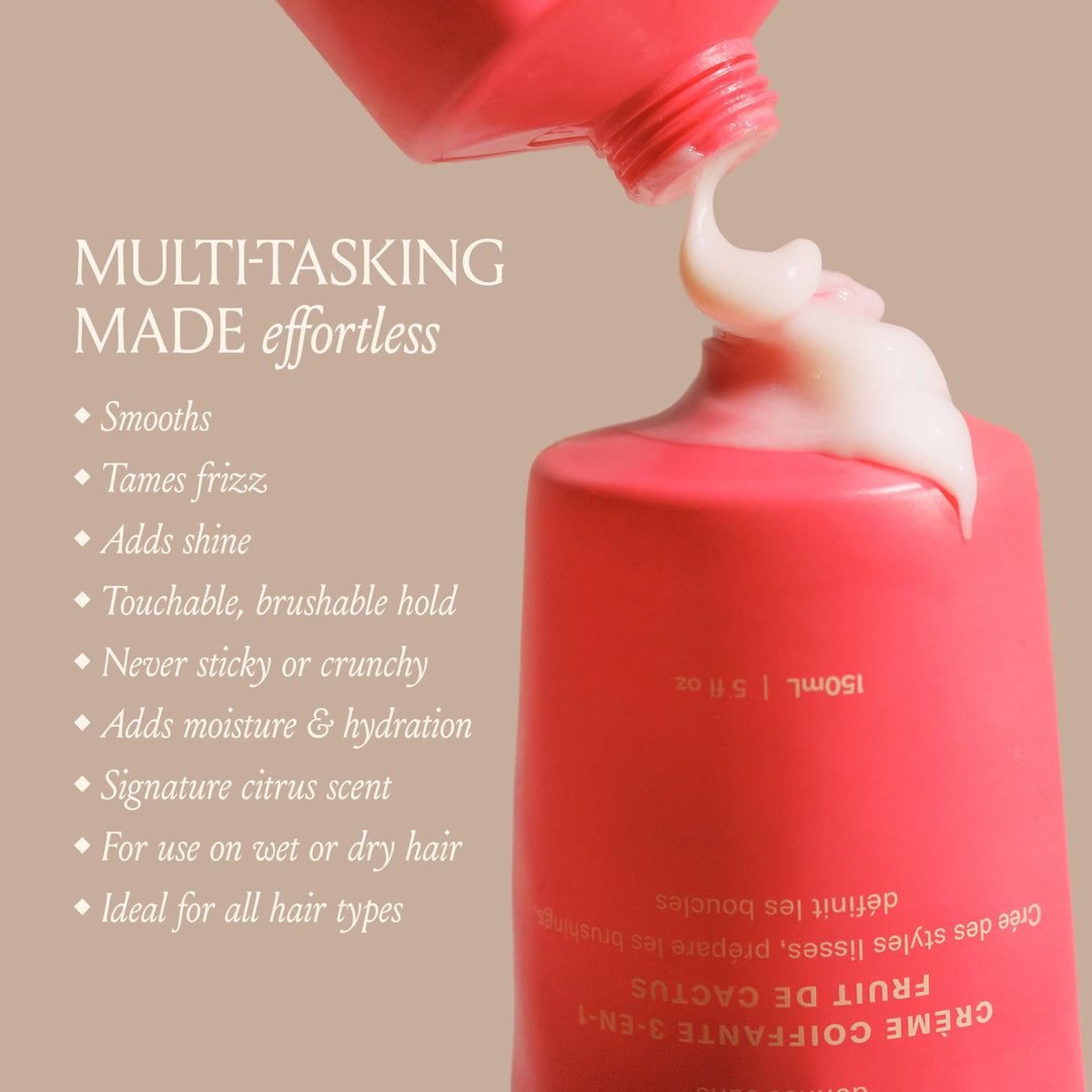 DAE Hair Cactus Fruit 3-In-1 Styling Cream and Taming Wand, 0.6 oz.