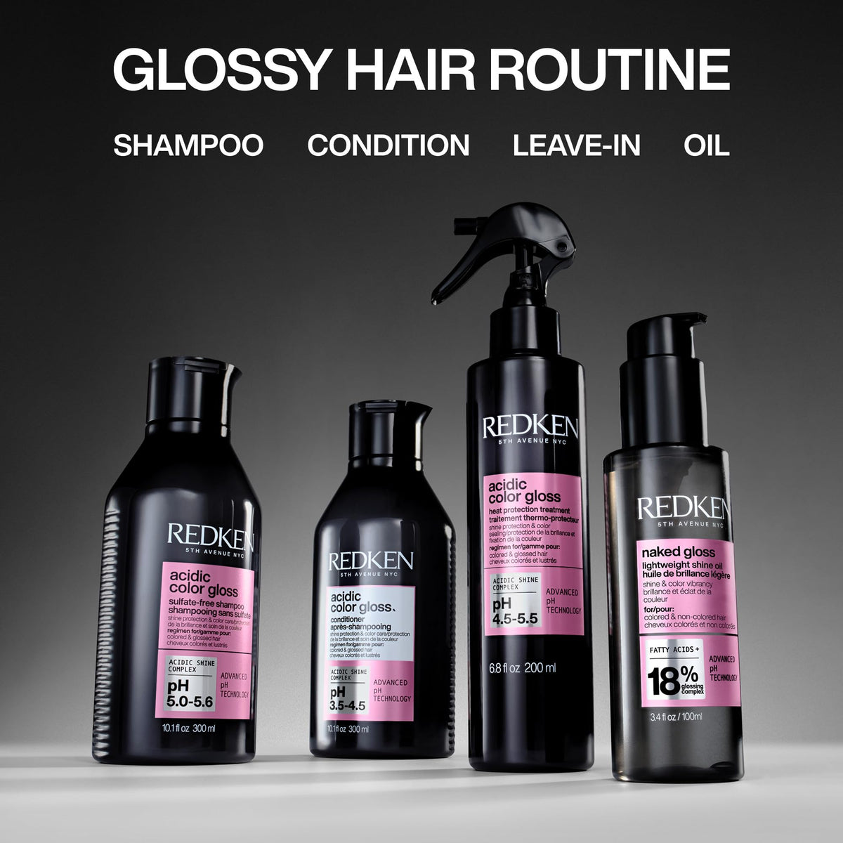 Redken Acidic Color Gloss Sulfate Free Shampoo, 300ML