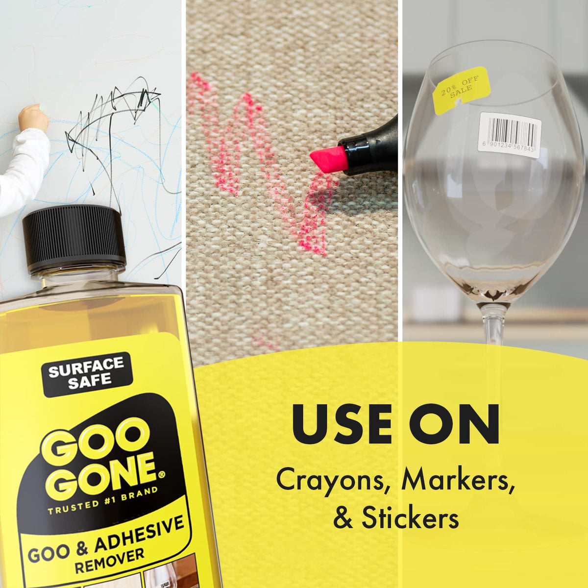 Goo Gone Adhesive Remover, 8 oz, 2 Pack