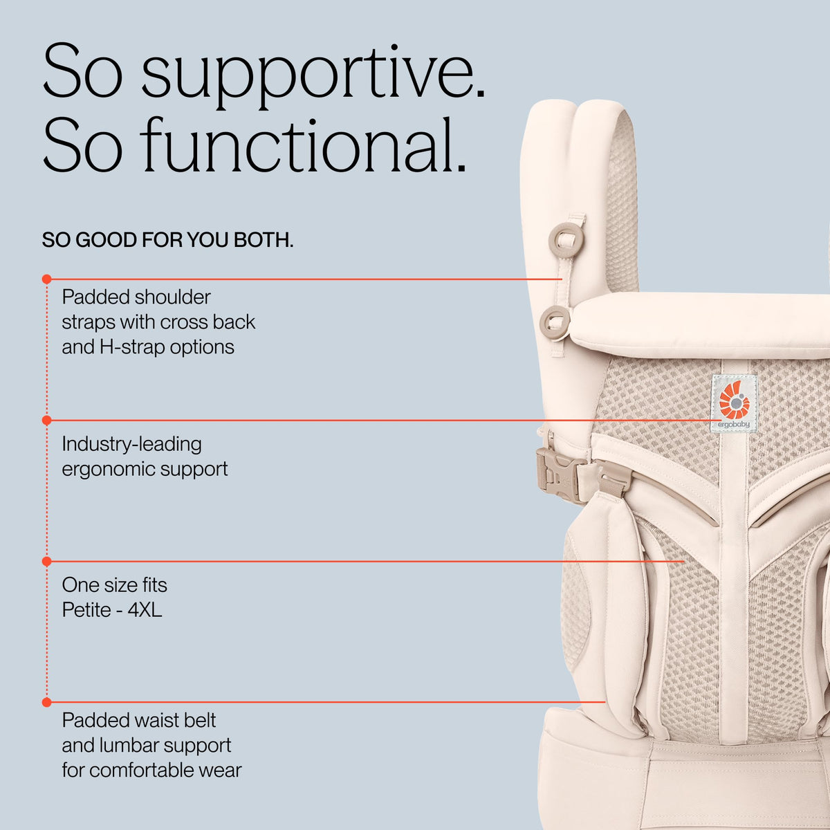 Ergobaby Omni Classic Baby Carrier, Newborn to Toddler