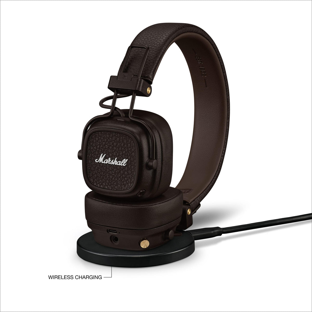 Marshall Major V Wireless On-Ear Headphones, Brown