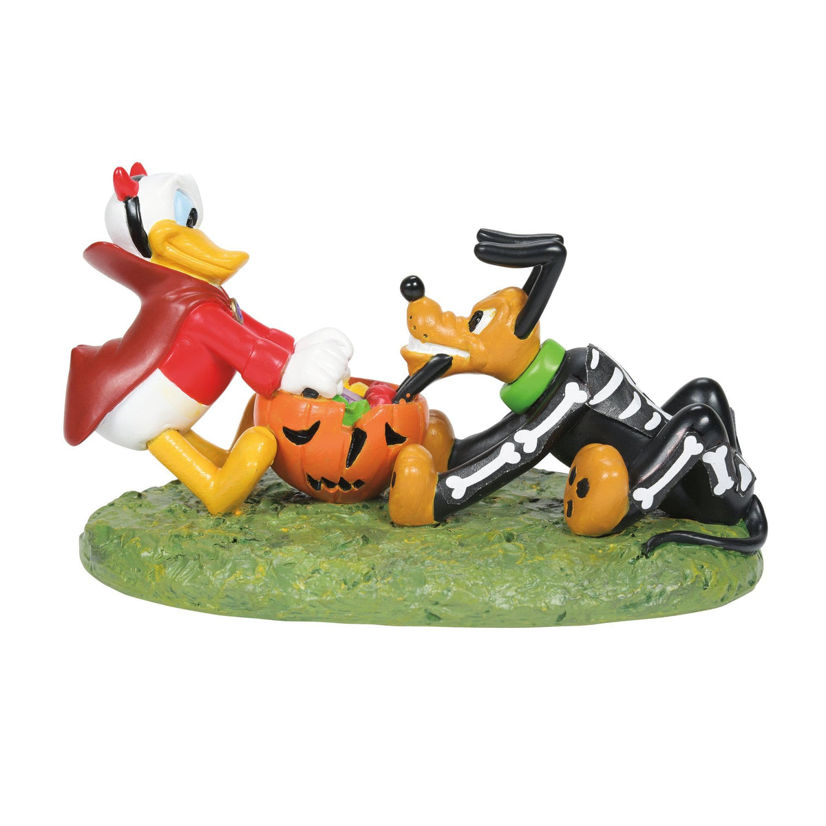 Department 56 Disney Village Donald Pluto's Tussle Figurine, 2.25 Inch
