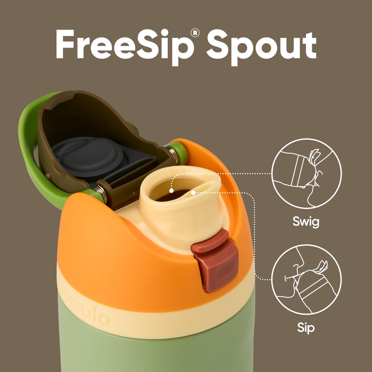 Owala FreeSip Insulated Water Bottle, 24 oz, Camo Cool