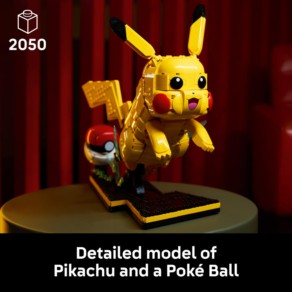 LEGO Pokémon Pikachu and Poké Ball Building Set, Ages 18+, 72152