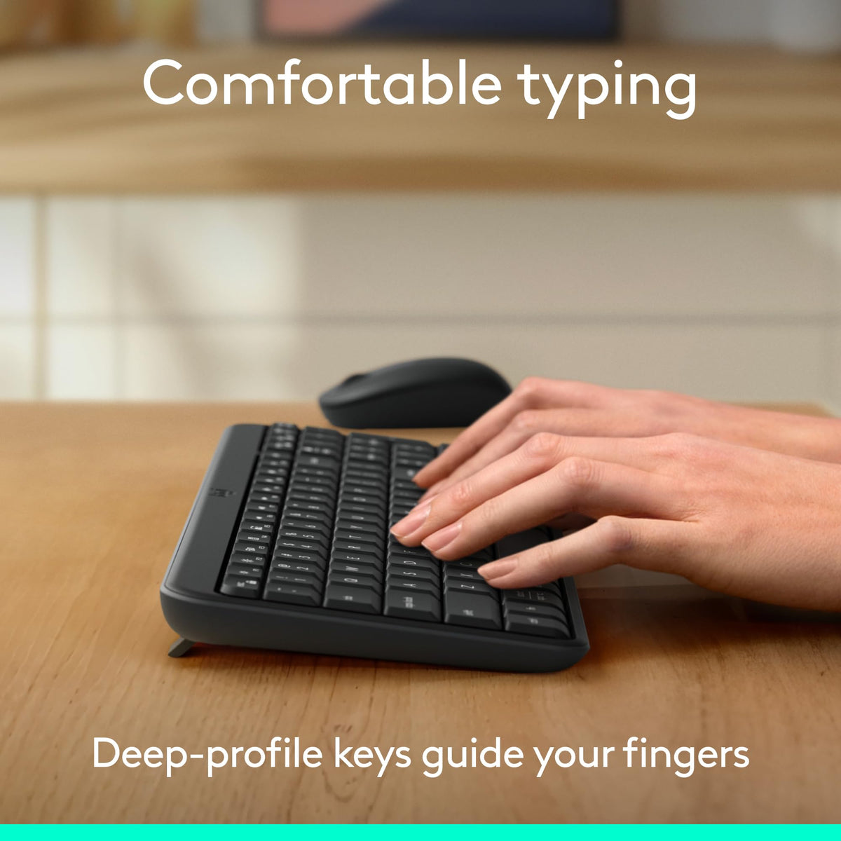 Logitech K250 Bluetooth Keyboard with Numpad, Graphite